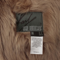 Karl Donoghue Suede coat with fur lining