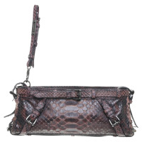 Burberry Clutch aus Reptil-Leder 