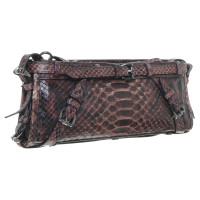 Burberry Clutch aus Reptil-Leder 