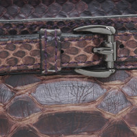 Burberry Clutch aus Reptil-Leder 