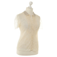 Blumarine Kant blouse met beaded trim