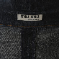 Miu Miu Jeans Blazer in blue