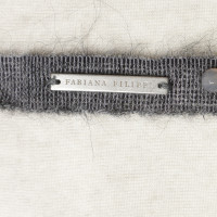 Fabiana Filippi Textilkette mit Schmucksteinen