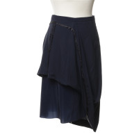 Maison Martin Margiela For H&M Blue skirt with pleats detail