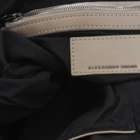 Alexander Wang Borsa beige con dettagli di zip