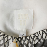 Anna Sui Seidenkleid mit Muster