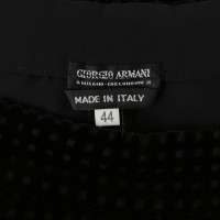 Armani Velvet pants in black