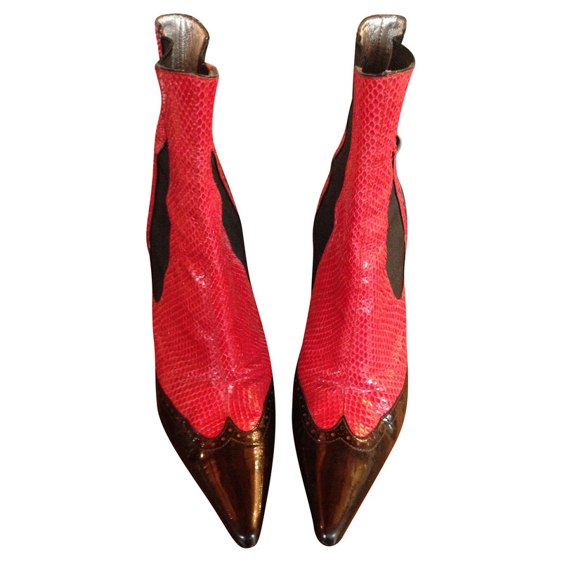 Dolce & Gabbana Python boots
