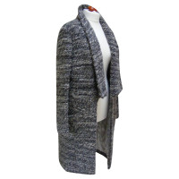Drykorn Manteau de laine surdimensionné avec le fil alpaca