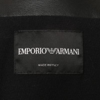 Armani Lederen jas in zwart
