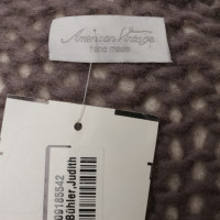 American Vintage Manteau tricoté en gris