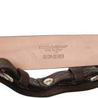 Dolce & Gabbana Belt with short hair fur