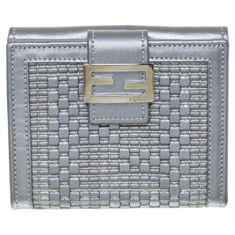 Fendi Wallet in silver 