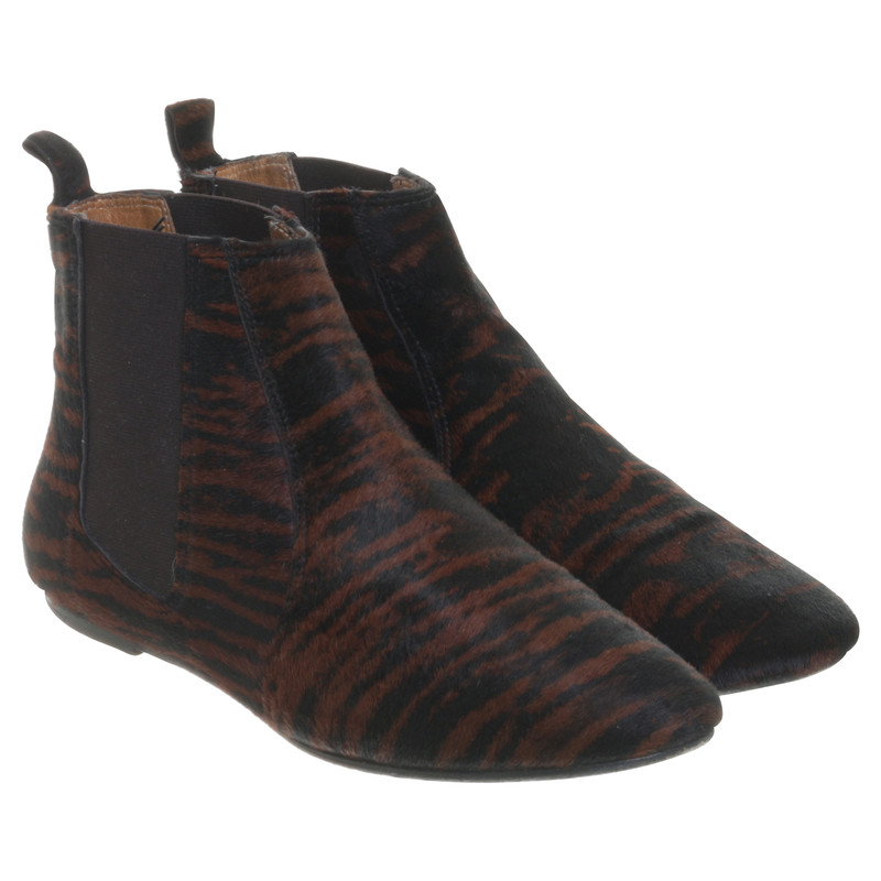 Isabel Marant Etoile Chelsea Boots mit Muster