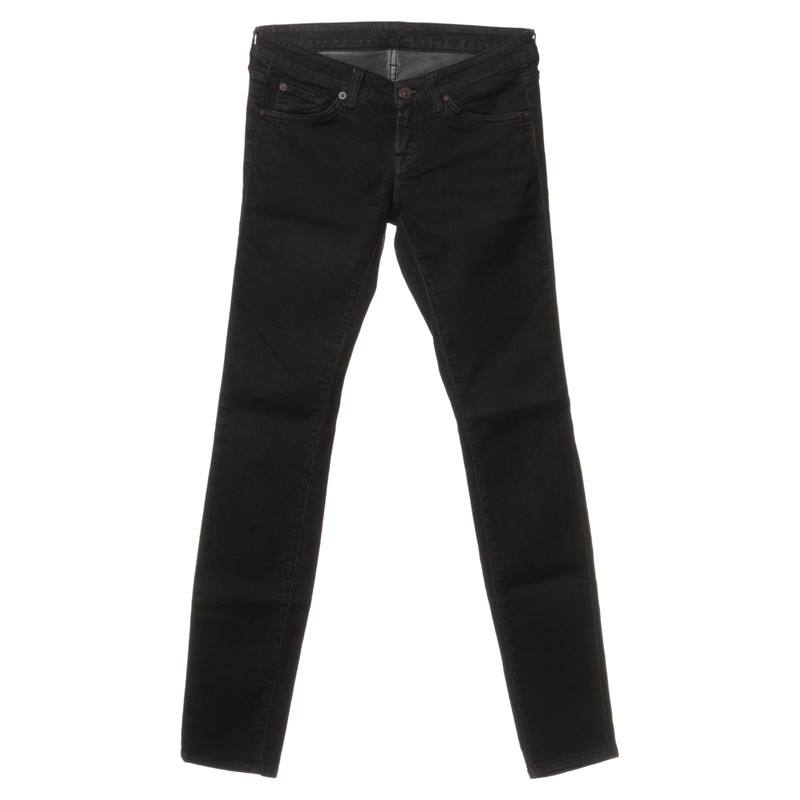 7 For All Mankind Jeans ' Olivya "in nero