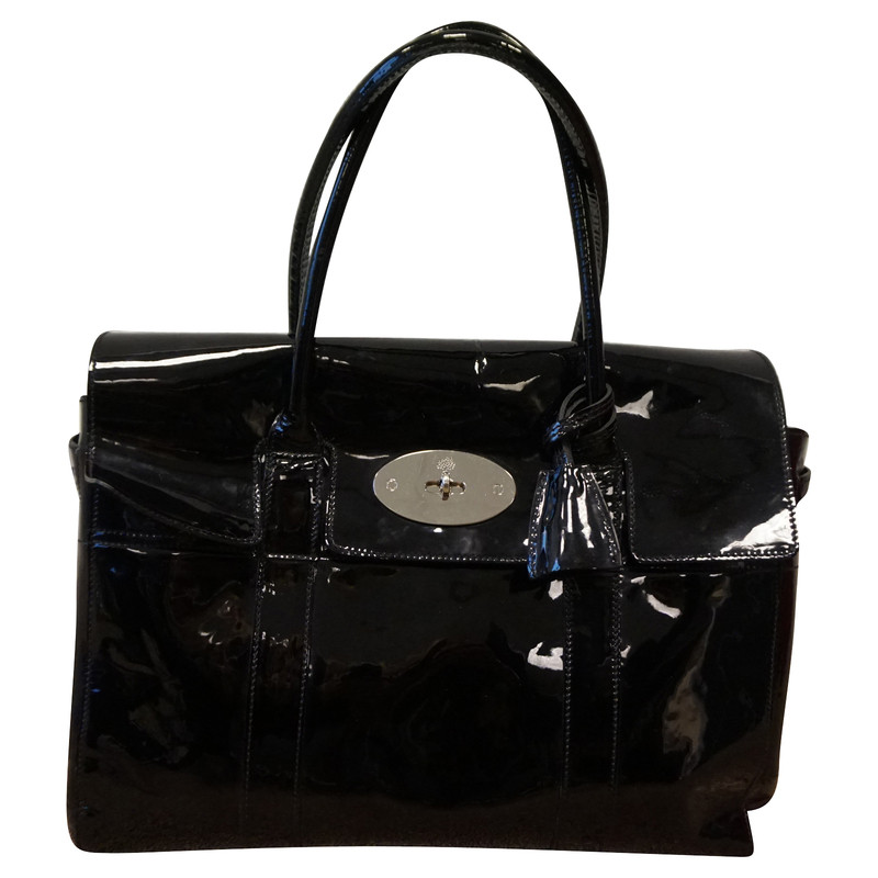 Mulberry Bayswater Patent leather in Black