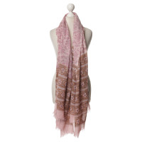 Antik Batik Sjaal in roze 