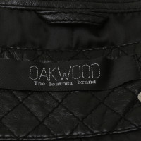 Oakwood Lederjacke in Schwarz