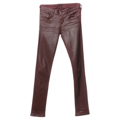 Citizens Of Humanity Trousers in dark red