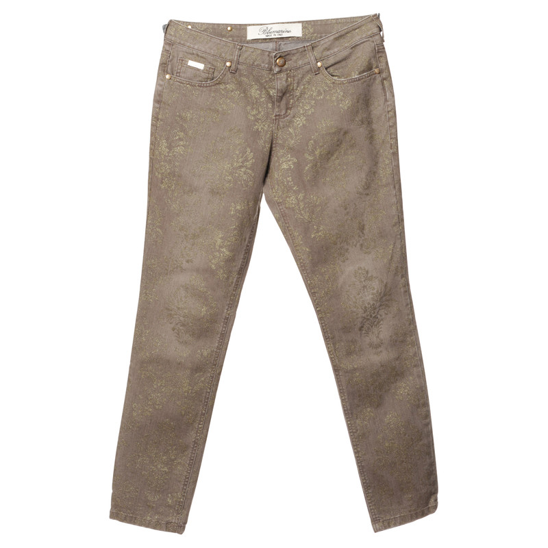 Blumarine Jeans with glitter-print
