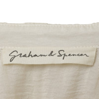 Graham & Spencer Blusa in seta in crema