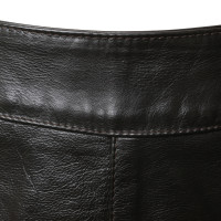 Armani Jeans Leather skirt in dark brown