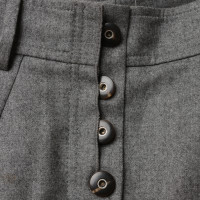 Brunello Cucinelli Houders grijze wol broek
