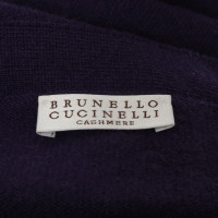 Brunello Cucinelli Cashmere Cardigan in purple