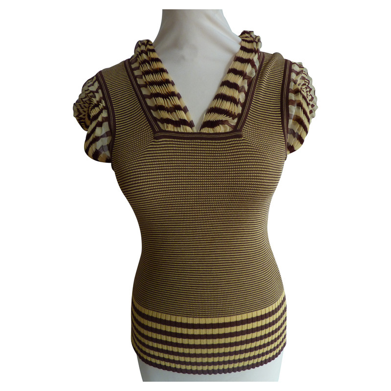 Jean Paul Gaultier Knit top with stripes