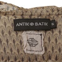 Antik Batik Chemisier transparent à motifs