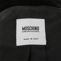 Moschino Cheap And Chic Fluweel Blazer in zwart