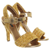 Dolce & Gabbana Gold sandals