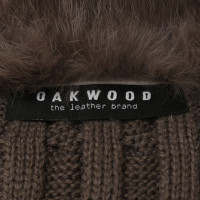 Oakwood Strickweste mit Pelzbesatz