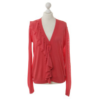 Armani Jeans Cardigan in coral