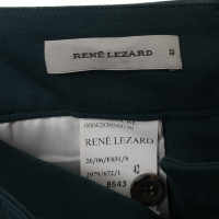 René Lezard Pantalone in teal