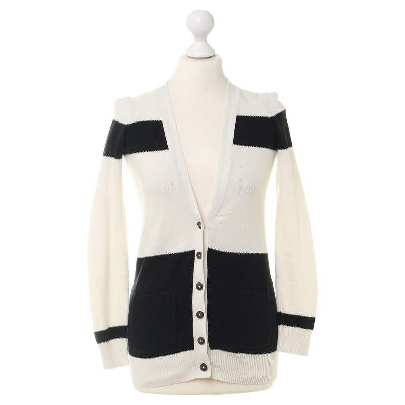 Madewell Cardigan in black and white