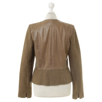 Riani Leather jacket with elements in lichens look