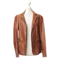 Closed Leather jacket in Brown