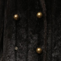 Lanvin For H&M Cappotto di pelliccia di arte in marrone