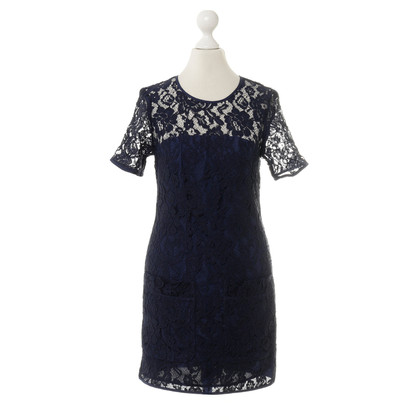 French Connection Lace dress in blue