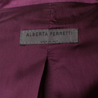 Alberta Ferretti Tailleur pantalone in viola