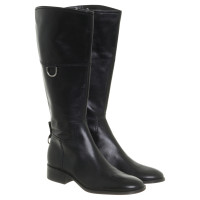 Aigner Smooth leather boots in black