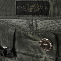 Camouflage Couture Jeans with quilted details