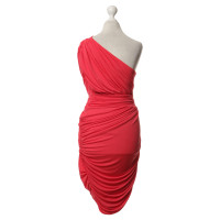 Halston Heritage One-shoulder dress in red