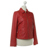 Ralph Lauren Leather jacket in red