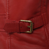 Ralph Lauren Leather jacket in red