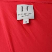 Halston Heritage Une épaule robe en rouge