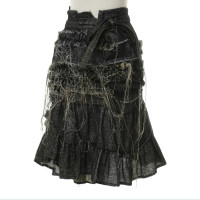Comme Des Garçons skirt with metallic fringe