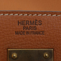 Hermès HAC Birkin 50 in Pelle verniciata in Beige