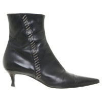 Sergio Rossi Ankle boots with decorative stitches